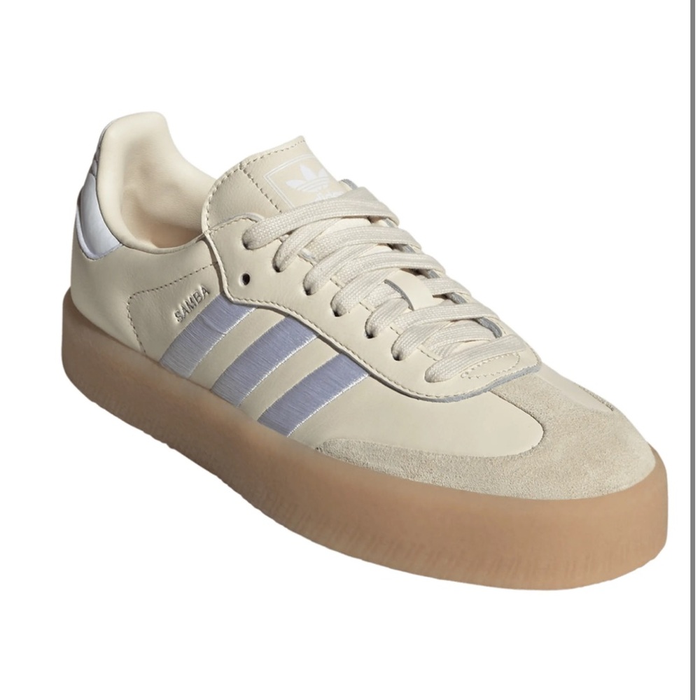 Adidas Samba Sneakers - Cream and Gray